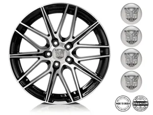 Wheel Emblem Drift Sleek Design Dome Badges